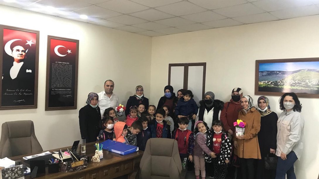 Yavuz Selim Ortaokulu Okul Öncesi Sınıfı Müdürlüğümüzü  Ziyaret Etti