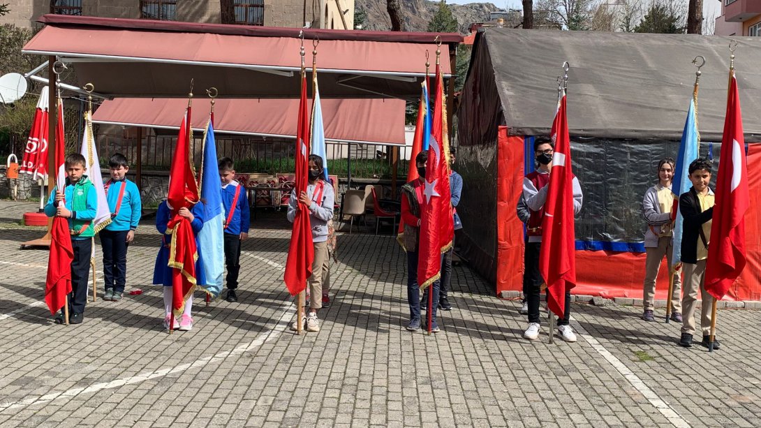 23 Nisan Ulusal Egemenlik ve Çocuk Bayramı Kutlamaları Atatürk Anıtı Programıyla Başladı 